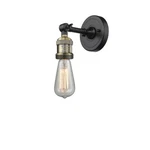 Innovations Franklin Restoration Bare Bulb 1 Light Sconce, Black/brass 203-BAB. Fixed Price $151.36.