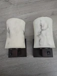 Nwot Justice Design Lighting Wall Sconce BAC-8921-DBRZ Cream With Switchread Lot. Fixed Price $58.00.
