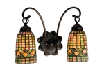 Meyda Tiffany 18651 Acorns Light 14-1/2"W Bathroom Vanity Multicolor. Fixed Price $469.90.