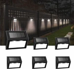 Solar Fence Lights Outdoor, Waterproof Deck Pathway Yard Lamp, Stainless STEEL,6. Fixed Price $49.99.
