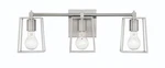 Dunn 3-LIGHT Bathroom Vanity In Brushed Polished Nickel. Fixed Price $189.50.