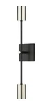 Z-lite 814-2S Calumet Light 24" Tall Wall Sconce Mate Black / Polished. Fixed Price $97.79.