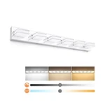 3 Color Temperature Dimmable Vanity Lights For Bathroom Chrome 6 Bathro.... Fixed Price $143.78.