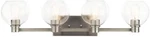Kichler Harmony 33.5" Brushed Nickel Vanity Light Bathroom Fixture 45895. Fixed Price $175.00.