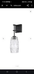 Open Box Item: Capital Lighting Sconce, Matte Black CL628611MB-450. Fixed Price $40.00.