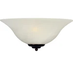 Maxim 20582MROI Essentials 6" Marble Glass Wall Sconce In Bronze. Fixed Price $64.00.