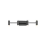 Kuzco Brazen 27" Led Vanity, Black/frosted Acrylic Diffuser VL16727-BK. Fixed Price $369.60.