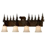 Vaxcel Bozeman 4L Vanity Burnished Bronze - VL55704BBZ. Fixed Price $349.99.