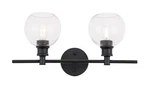 Elegant Lighting LD2314 Collier 19"W Vanity - Black. Fixed Price $136.00.