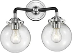Black Polished Nickel 2-LIGHT Sconce By Elegant Wall Lighting. Fixed Price $395.99.