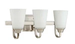 Craftmade 41903 Nickel Grace 3-LIGHT 21"W Bathroom Vanity. Fixed Price $137.25.