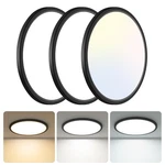 Libtit 13 Inch Black Flush Mount Ceiling Light Pack, 3200LM, Low-profile .... Fixed Price $91.06.