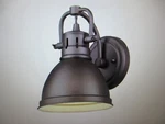 Golden Lighting Duncan Rubbed Bronze 1-LIGHT Bath 3602-BA1 Rbz-rbz. Fixed Price $59.46.