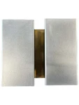 Matteo, W59302SV, Mattone, Light, 9.00 Inch, Wall Sconce, Rusty Silver. Fixed Price $120.99.
