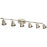 Kichler Sylvia 6 Rail Light, Satin Nickel - 52130SN. Fixed Price $339.99.