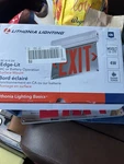 Lithonia Lighting Basics Edge-lit 120-VOLT Integrated Led White Surface Mount. Fixed Price $59.99.