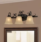 Portfolio Stone Bathroom Light Bar Bronze Transitional Vanity 24 3 New. Fixed Price $34.99.