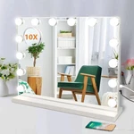Led Vanity Lights For Mirror, Hollywood Style With 10 Dimmable. Fixed Price $11.98.