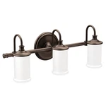 Moen YB6463ORB Oil Rubbed Bronze Three Globe Bath Light. Fixed Price $275.41.