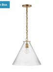 Visual Comfort Thomas Brien Katie Pendant TOB5226HAB-G6-SG Open Box, Hand-. Fixed Price $549.00.