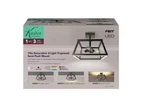 Feit Electric Katalyst 15 3-LIGHT Trapez Matte Black Cct Ceiling. Fixed Price $71.92.