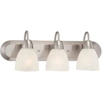 Designers Fountain 15005-3B-35 Torino Bathroom Vanity Light Brushed Nickel. Fixed Price $77.25.