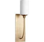 Quorum 5209-1-80 Celeste 18.5" Wall Sconce In Aged Brass. Fixed Price $95.00.