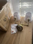 Z-lite 1950-2S-RB Katerina Light 13" Tall Bathroom Sconce Brass. Fixed Price $69.99.