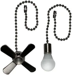 Harbor Breeze 6-IN Brushed Nickel Metal Pull Chain. Fixed Price $14.99.