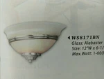 Vaxcel WS8171 Bn Da Vinci 12IN Sconce Nickel Light 60W, 12"WX 1/4"H(#31C. Fixed Price $65.00.