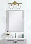 Living District Collier 2-LIGHT Metal Wall Sconce Brass And Clear Glass. Fixed Price $136.00.