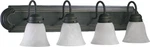 4 Light Bath Vanity Quorum Home Collection Style - 30 Inches Wide By 8. Fixed Price $98.00.