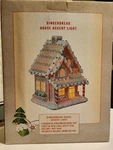 Gingerbread House Accent Light Large Approx 12X9. Fixed Price $55.00.