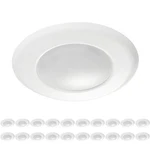 Afx 20-PACK Slim 4 Led Flush Mount White Ceiling Light 750 Lumens Int. Fixed Price $163.70.