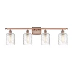 Innovations Ballston Cobbleskill 5" Light Bath, Copper 516-4W-AC-G1113. Fixed Price $655.60.