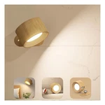 Aksda Battery Operated Wall Light, Led Sconce With 3 1PCS, WOOD-1PC. Fixed Price $38.17.