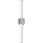Maxim Lighting 52504WTSN Tubo Bathroom Vanity Satin Nickel. Fixed Price $130.00.