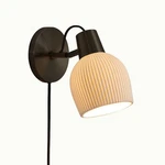 Nova California Petaluma Porcelain 1LT Wall Sconce, Black/bone - 3011645MB. Fixed Price $299.00.