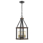 Z-lite Kirkland Light 24" Pendant, Rustic Mahogany 472-3P-RM. Fixed Price $154.99.