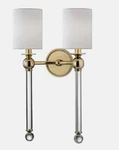 Hudson Valley Lighting 6032-AGB Aged Brass Gordon 2-LIGHT 21" Tall Wall Sconce. Fixed Price $257.97.