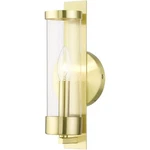 Livex Lighting 10141-12 Castleton Wall Sconce Satin Brass. Fixed Price $135.96.