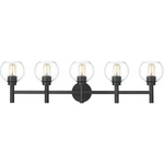 Z-lite 7502-5V-MB Sutton Light 39.5 Inch Matte Black Vanity Wall. Fixed Price $258.00.
