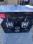 Globe Electric Cannes 14.63 Matte Black Vanity Light & 2-PIECE Bath Accessory. Fixed Price $45.00.