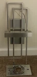 Satco Nuvo Led Frame Wall Sconce Brushed Nickel Finish #62-105. Fixed Price $149.95.