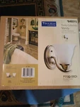 Progress Lighting 649315 Trinity 1-LIGHT Nickel Transitional Vanity. Fixed Price $22.99.