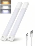 Cabinet Under Counter Closet Lighting, Wireless Magnetic Usb Rechargeable. Fixed Price $15.99.