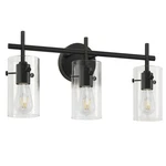Indoi Bathroom Fixtures, 3-LIGHT Matte Black Vanity Light, Bathro.... Fixed Price $54.80.