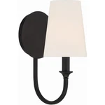 Crystorama PAY-921-BF Payton Bath Sconce Wall Light In Black Forged. Fixed Price $168.00.