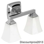 Moen YB5162CH Voss 2-GLOBE Bath Light Chrome. Fixed Price $130.00.