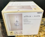 Allen + Roth Casado 4.13" Polished Chrome Modern/contemporary Led Wall Sconce. Fixed Price $39.88.